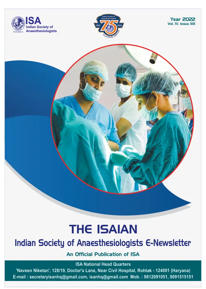 The ISAian 2022 (NOVEMBER) cover