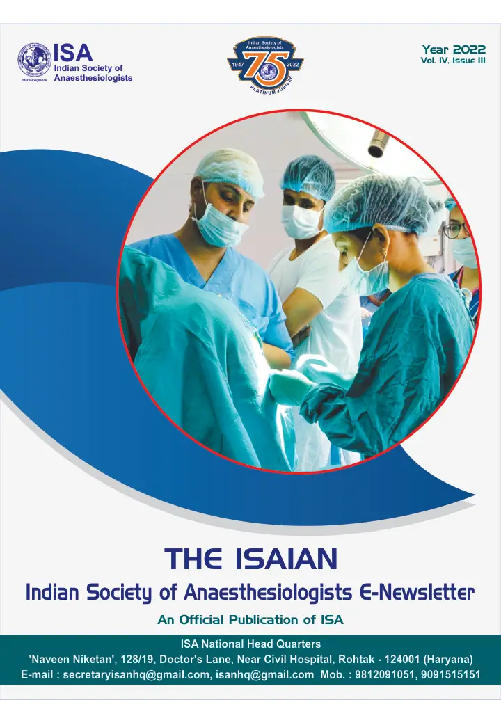The ISAian 2022 (MAY) cover