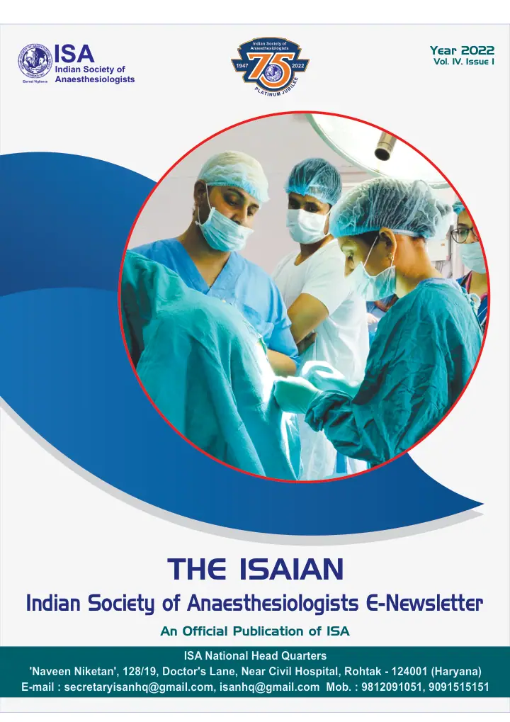 The ISAian 2022 (JANUARY - FEBRUARY) cover