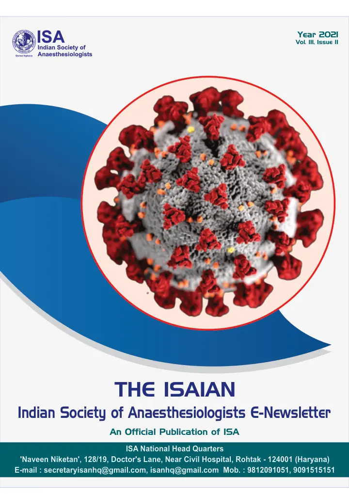 The ISAian 2021 (April-May) cover