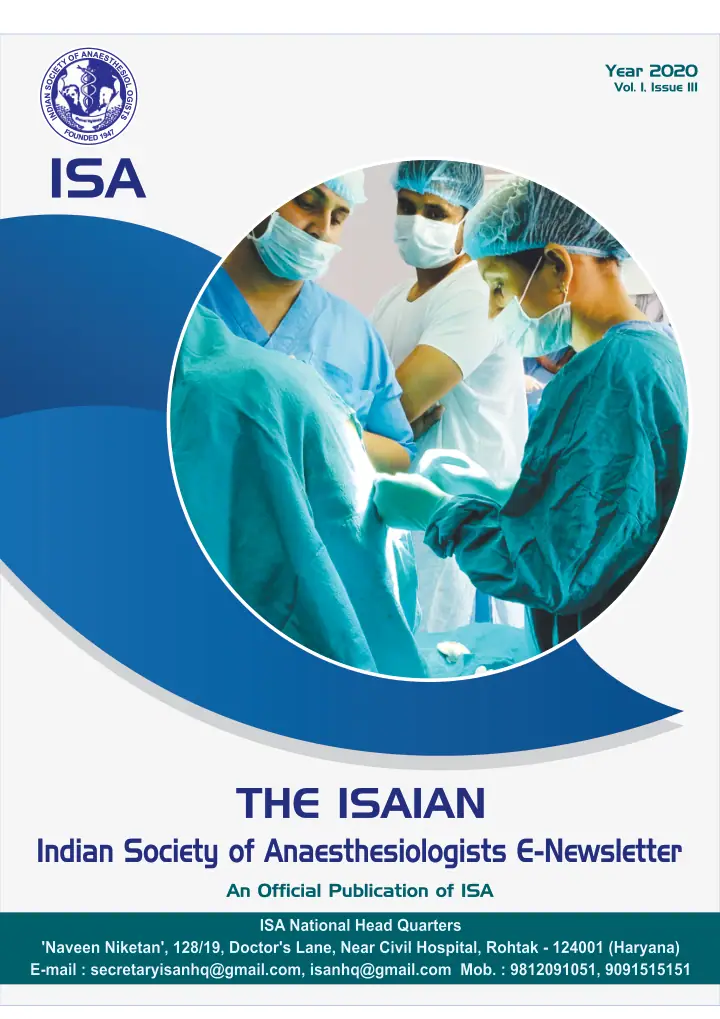 The ISAian 2019, cover